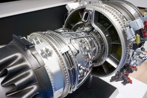 Two-circuit turbofan engine for aircraft on exhibition