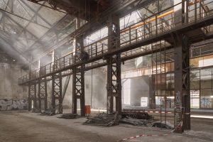 Alte Industriehalle im Ruhrgebiet, kurz vor dem Abriss