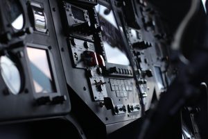 device in the pilot cockpit